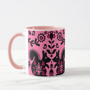 Taza Ardilla Escandinavia Nórdica Arte Popular