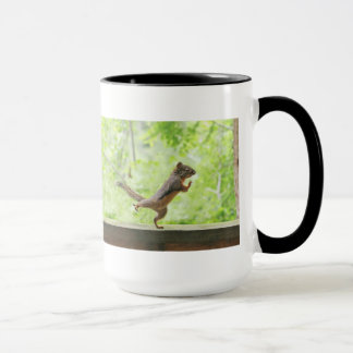 Taza Ardilla linda que hace ji del Tai