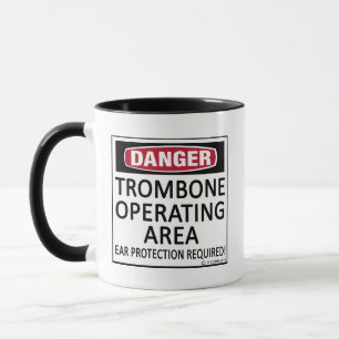 Taza Área de operación de Trombone