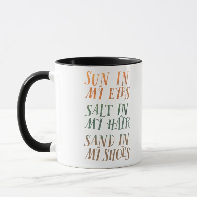 Taza Arena de sal de sol suave (Izquierda)