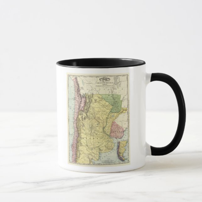 Taza Argentina, Chile, Paraguay, Uruguay (Derecha)