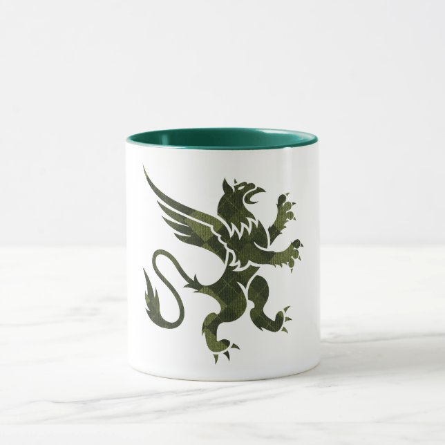 Taza Argyle verde Griffon (Centro)