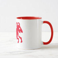 Aries Astrología Rótulo, Ringer Mug