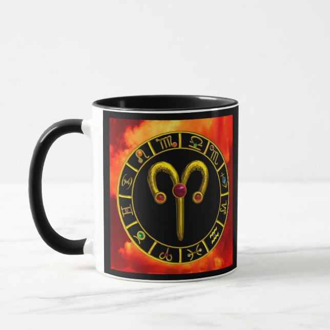 TAZA ARIES ZODIAC BIRTHDAY JEWEL (Izquierda)