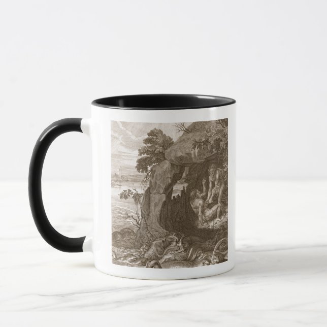 Taza Aristeus obliga al proteus que revele sus (Izquierda)