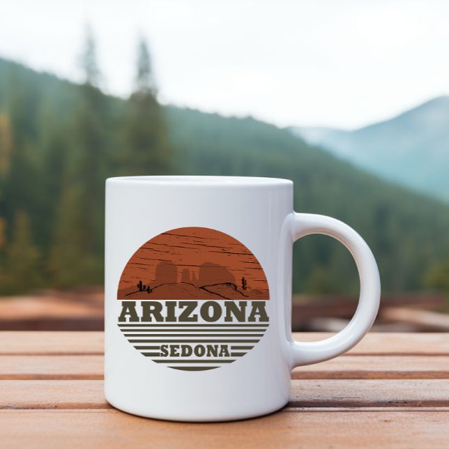 Taza Arizona Sedona paisaje vintage az retro (Subido por el creador)