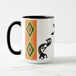 Taza Arizona Southwestern Sun Kokopelli
