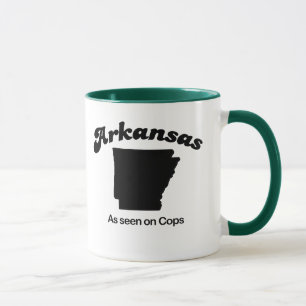 Taza Arkansas - según lo visto en polis