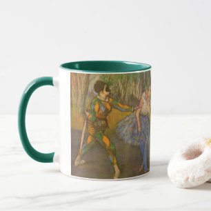 Taza Arlequín y Colombina de Edgar Degas Arte Antiguo