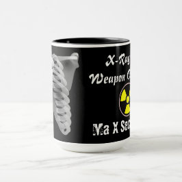 Taza Arma de la tecnología de la radiografía de la