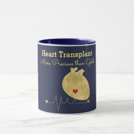 Taza Armada de oro para trasplante de corazón