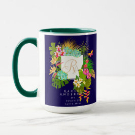 Taza Armada Monográfica de Jardín Tropical