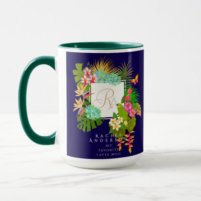 Taza Armada Monográfica de Jardín Tropical (Izquierda)