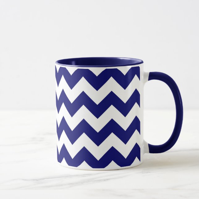 Taza Armada y zigzag blanco (Derecha)