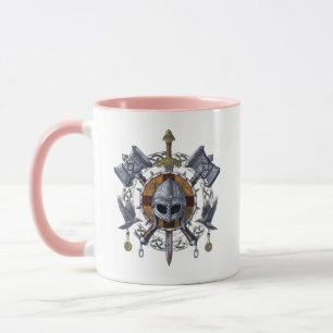 Taza Armería de Norse Viking Warrior