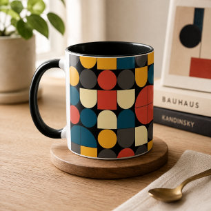 Taza Armonía de geometría pura Bauhaus