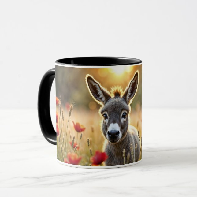 Taza Armonía de verano de Donkey paisaje rural (Anverso izquierdo)