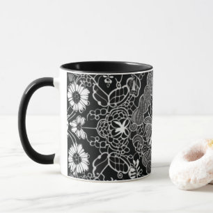 Taza Armonía floral de encaje