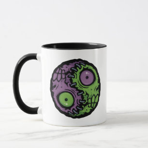 Taza Armonía no muerta: Símbolo zombi Yin Yang