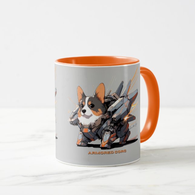 Taza Armored Corg (Anverso derecho)