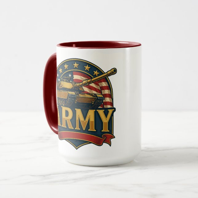 Taza Army Tank (Anverso izquierdo)