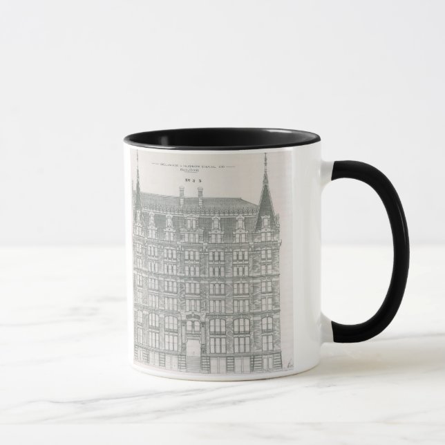 Taza Arquitectura de época, Delaware y Hudson Canal Co. (Derecha)