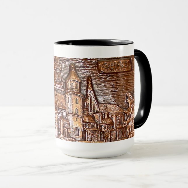 TAZA ARQUITECTURA DE KRAKOW POLAND (Anverso derecho)