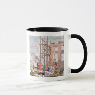 Taza Arquitectura, de una serie de cuatro t de