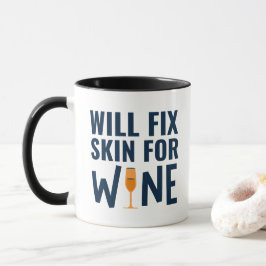 Taza ¿Arreglará La Piel Para Vino, Divertidas Citas De 