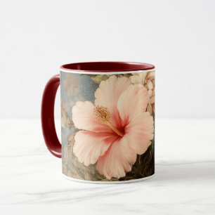 Taza Arreglo Floral Vintage Vibrante