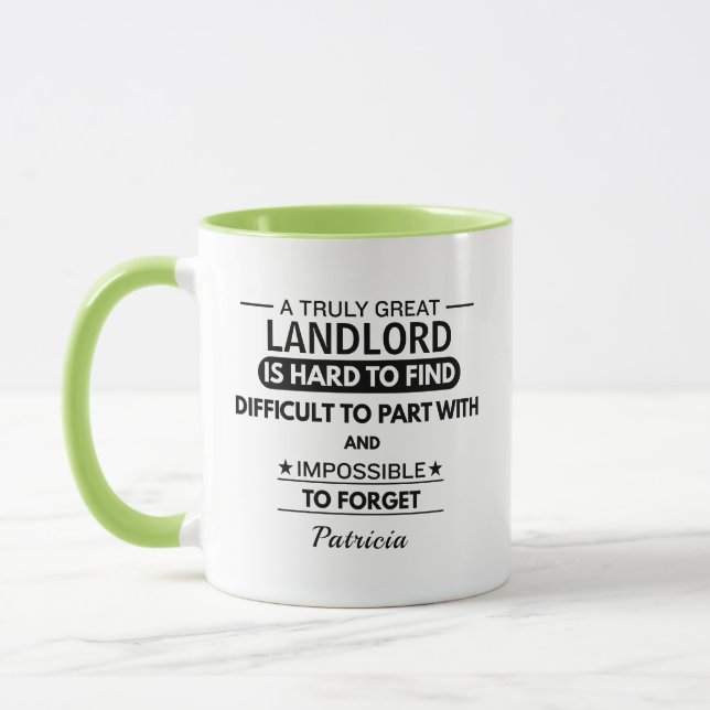 Taza Arrendador Personalizado (Izquierda)