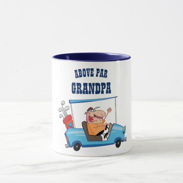 Taza Arriba de PAR GRANDPA - Funny Golf Grandfather (Centro)