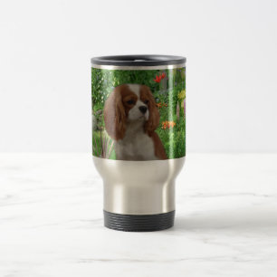 Taza arrogante del viaje del perro de aguas de rey