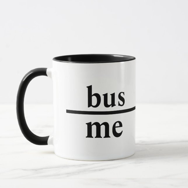 Taza Arrojado bajo el autobús (Izquierda)