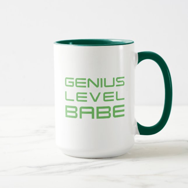 Taza Arrow | Genius Level Babe (Derecha)