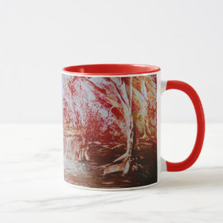 Taza Arroyo fresco en un día caluroso