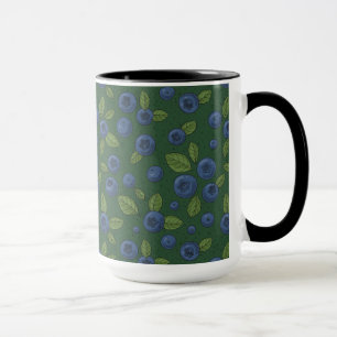 Taza Arroz azul en verde oscuro