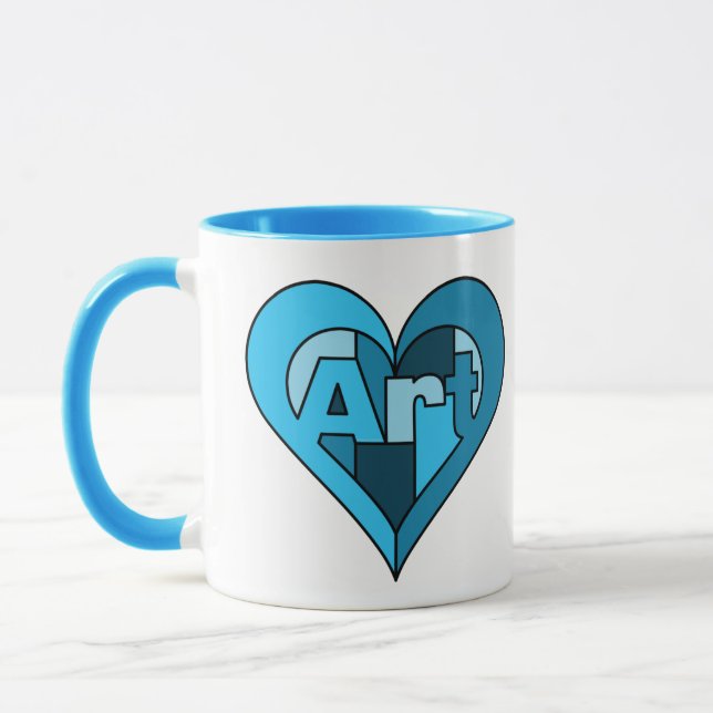 Taza Art Heart Mug (Izquierda)