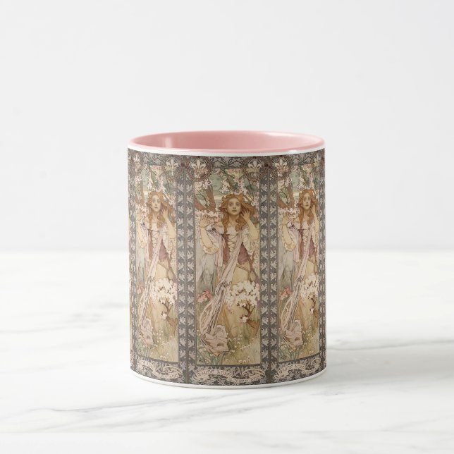 Taza Art nouveau alphonse・Joan de arc mug (Centro)