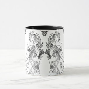 Taza Art Nouveau Alphonse Mucha mug