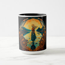 Taza Art Nouveau Psicodélica | Regalo Alucinante
