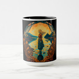 Taza Art Nouveau Psicodélica | Regalo Alucinante