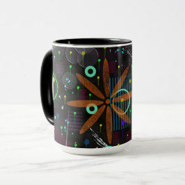 Taza Arte abstracto: Satélite