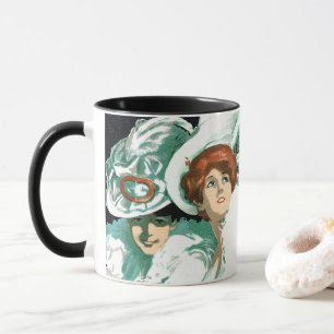 Taza Arte Antiguo Modernista, Moda Italiana, Mujeres El