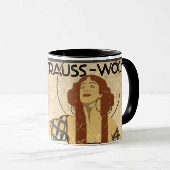 Taza Arte antiguo modernista Richard Strauss-Woche, Mún (Anverso derecho)