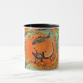 TAZA ARTE AUSTRALIANO