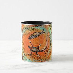 TAZA ARTE AUSTRALIANO