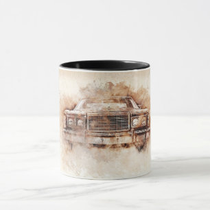 Taza arte Cadillac