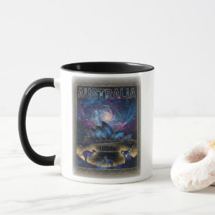 Taza Arte Celestial Australia Sídney Cósmico