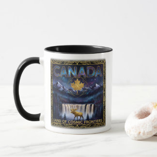 Taza Arte Celestial de la Naturaleza Cósmica de Canadá